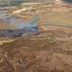 Un incendio forestal mantiene movilizado un amplio dispositivo en Costa Esuri