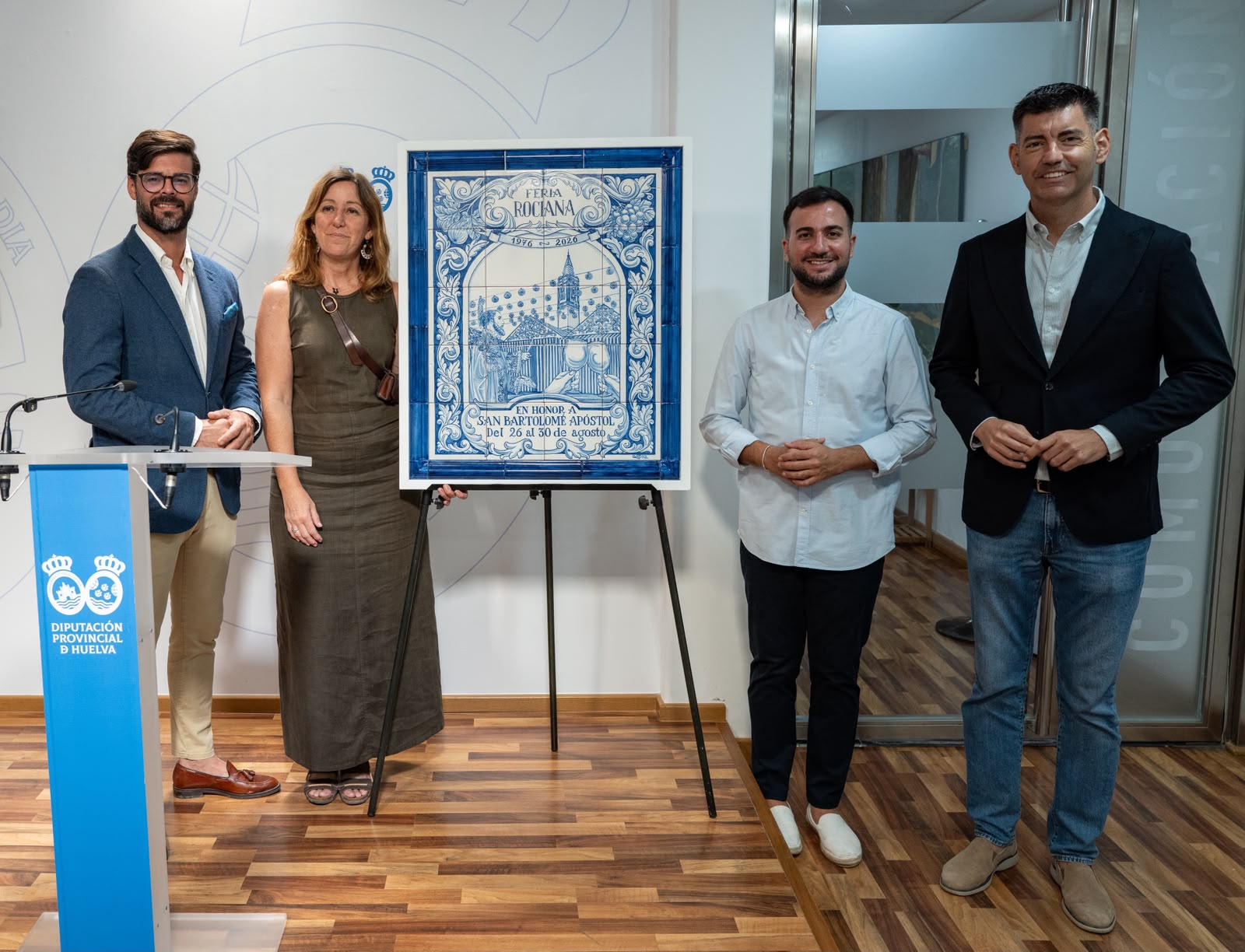 Rociana del Condado presenta la programación de la feria de agosto en honor a San Bartolomé Apóstol  