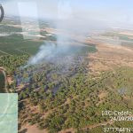 Extinguido el tercer incendio registrado en septiembre en Cartaya