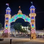La Palma del Condado da la bienvenida a su Real Feria con el tradicional encendido del alumbrado