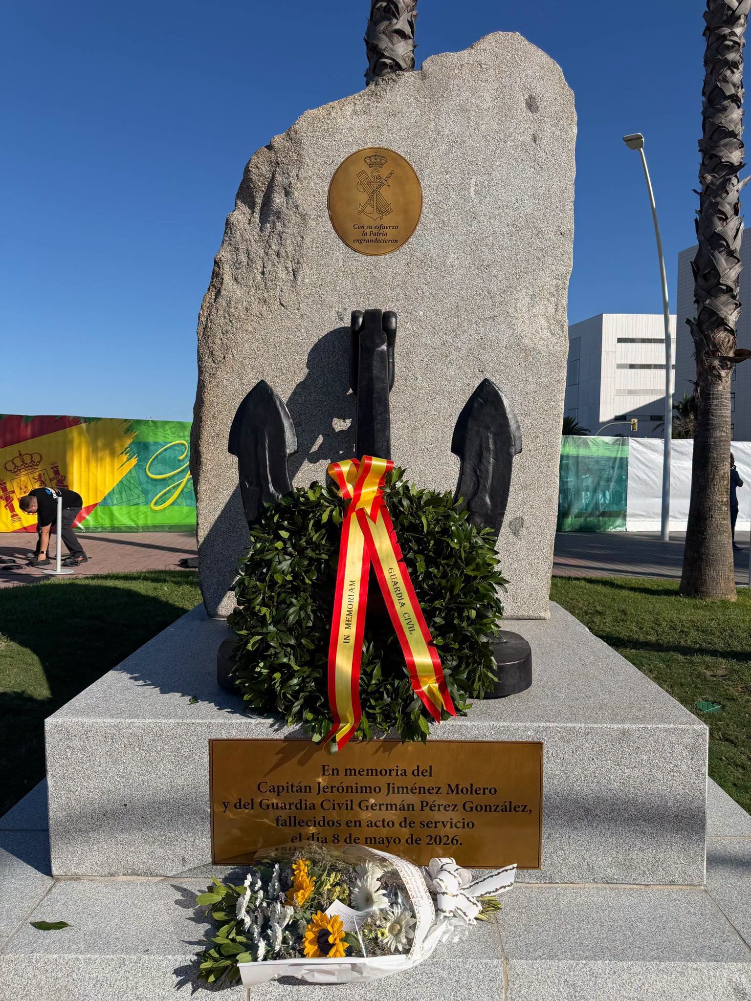 Huelva homenajea a los dos guardias civiles fallecidos en una operación contra el narcotráfico