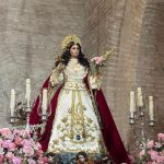 Villalba del Alcor vive con emoción el traslado extraordinario de Santa Águeda por el 75 aniversario de su imagen